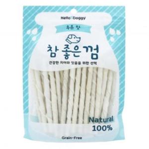 애견간식 헬로도기 참좋은껌 우유스틱 1팩 45p 강아지껌 개껌 애견껌 강아지간식 애견간식 애견스틱껌 강아지스틱껌 애견용품