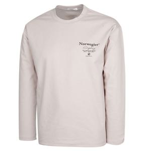 남자 루즈핏 분또 노르웨이 라운드 티셔츠 RB-TSA-Q007-베이지