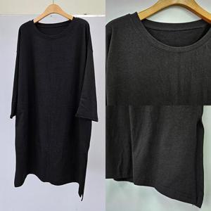 [강물처럼]위쉬몰 NB 엘라무지면박스롱티(0079H408) 빅사이즈 (1