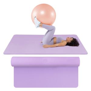 TPE 10mm 와이드 요가 필라테스매트(라벤더퍼플)