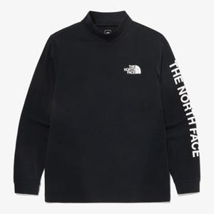 노스페이스 키즈 NT7XQ53T 블랙 컴피 터틀 넥 티 폴라