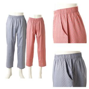 [비너스] 마름모나염 순면 80수 커플잠옷바지 VPA451MP VPA451WPK 커플 면잠옷바지 신혼파자마 커플파자마