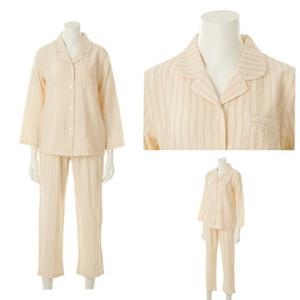 [비너스] 오렌지 스트라이프 여자잠옷 VPA4518WG 100사이즈 여자파자마 구김없는 시원한촉감 심플 여성잠옷