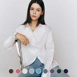 [지오다노/본사] 345518 여 린넨셔츠