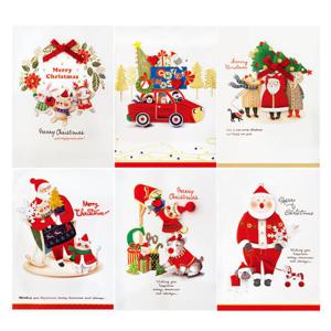 아트박스/프롬앤투 크리스마스카드 FS1031 Set(6종 한세트)