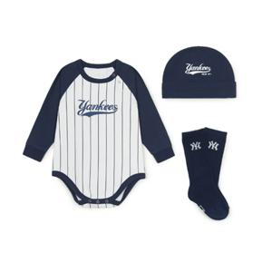 MLB 키즈 베이비 바디수트 패키지 뉴욕양키스 (7ABVB015N-50NYS)