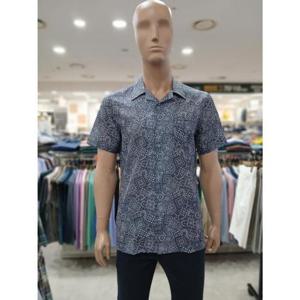 크로커다일 세이브존05 여름 정산 변형 기하학 반팔 남방 AAWS2405 95