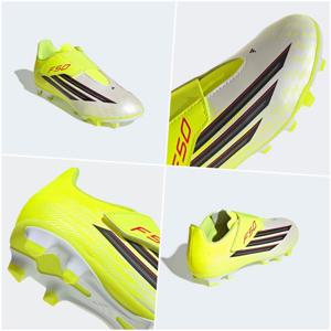 [아디다스키즈][현대백화점] JS1489 F50 클럽 밴딩 벨크로 FG/MG 키즈 축구화 (170-240) KIDS