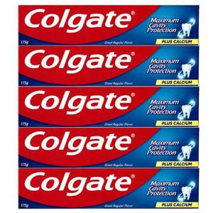 콜게이트 치약 그레이트 레귤러 플레이버 175g x 5개