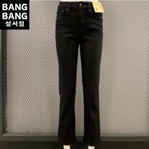 뱅뱅 HC04 여성 블랙 인밴드 기모 일자청바지 NQK741
