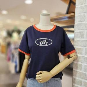 [레코브]LK41E5ST015X_실켓 배색 반팔 티셔츠