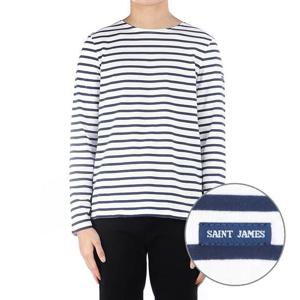 [세인트제임스] 24SS (9858 88) 남녀공용 밍콰이어 모던 긴팔 티셔츠