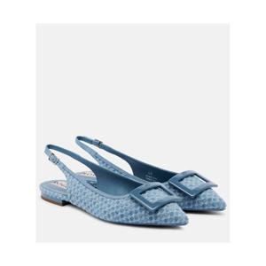 로저비비에 Gommettine 슬링백 발레리나 플랫 P01140897