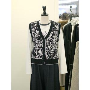 메종블랑쉬 세이브존03 베이 브이넥 니트 베스트 조끼 AQM261JVT251A