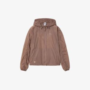 휠라바람막이 TQJ FS2JKH2152F-LBR 경량 립스탑 셔링 후드 바람막이