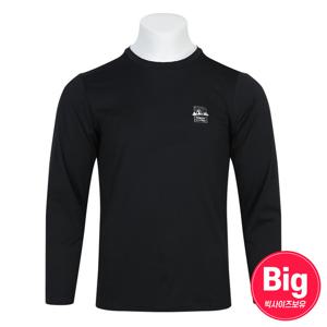 남자 고급 사방스판 독도 긴팔 티셔츠 FRX-TSA-117-검정