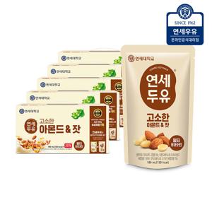 연세우유 고소한 아몬드 잣 두유(파우치) 100팩