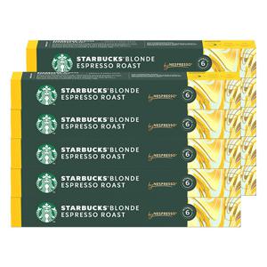 [스타벅스] 네스프레소 블론드 에스프레소 100캡슐(10캡슐x10개)