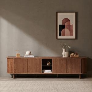 보루네오 마르체 라크 템바보드 유리거실장 2100 BEA003C (착불)