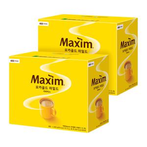 맥심 모카골드 마일드 400T 2개 / 대용량 커피믹스