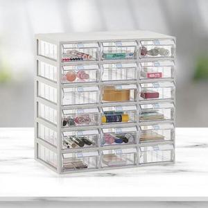 아트박스/이룸 B타입 수납함 3x6투명 수납서랍선반 틈새수납장