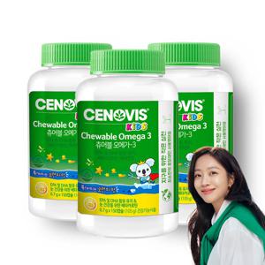 세노비스 키즈 츄어블 오메가-3 (150캡슐/25일분) x 3개