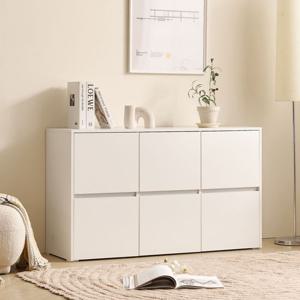 [착불배송] F41558 와이드 2단 6칸 서랍장 1200 1color 침실서랍장 드레스룸서랍장 옷서랍장 옷수납장 2단서랍장 와이드서랍장 서랍수납장 거실서랍장 다용도서랍장