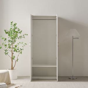 [착불배송] H62002 1수납 옷봉 도어장 800 1colors 옷수납장 옷장 행거장 행거옷장 수납옷장 싱글옷장 드레스룸수납장 드레스룸옷장 긴옷장 행거수납장