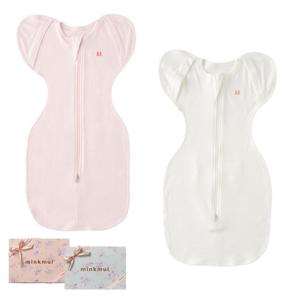 M밍크뮤D (쌍둥이선물)25SS 퓨어모달스와들속싸보 스와들업 (3517000516A)