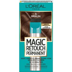 로레알 LOREAL 매직 리터치 뿌리염색약 브라운5, 1개