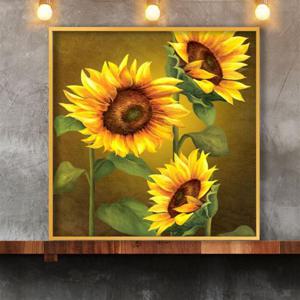 해바라기그림액자 풍수그림 돈들어오는 50goldAL5 해바라기 해바라기그림 부자되는그림 풍수인테리어