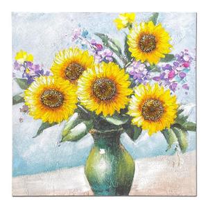 해바라기 화병 그림 유화 거실 액자 1521 해바라기액자 해바라기그림 거실액자 인테리어액자 집들이선물