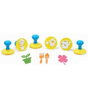 [문구] 유치원 키즈 정원꾸미기 도장 스탬프 미술 물감 놀이