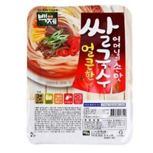 식사대용 백제 쌀국수 얼큰한맛 용기 X 92g 30ea