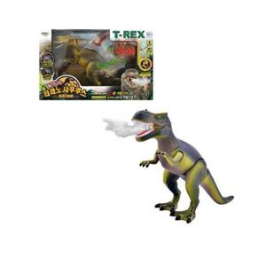 공룡로봇 연기나는 티라노사우루스 쥬라기공룡 RC무선조종로봇