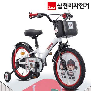 삼천리 KBO LG 트윈스 18인치 어린이용 네발 자전거 보조바퀴 2026년형 번호키 증정