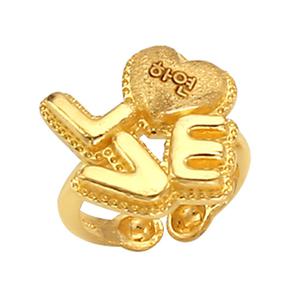 [골드피아] 24K 순금 LOVE 돌반지 3.75g