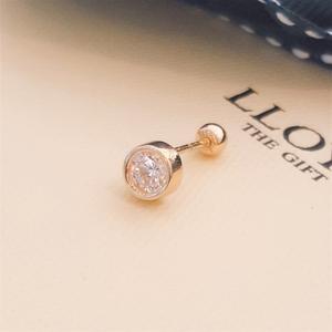 [로이드][GB]모던브리티시 L-CARAT 라운드 14K Gold 피어싱 LPFL1025G