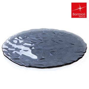 보르미올리 유리접시 33cm 블루 1P 초대형 홈파티 플레이팅그릇