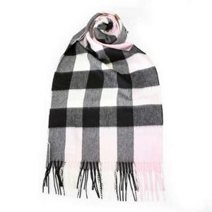 [버버리] 체크 캐시미어 머플러 8049724 B1017 ROSA