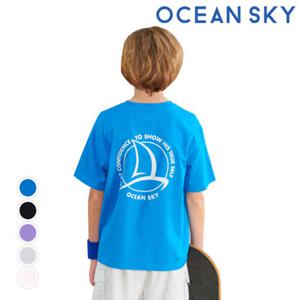 [오션스카이]공용 symbol 아트웍 반팔티셔츠/5color