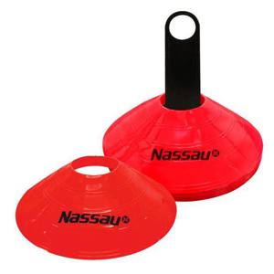 낫소 축구훈련용품 접시콘 세트 10개입 (레드) (NZTEC-004)