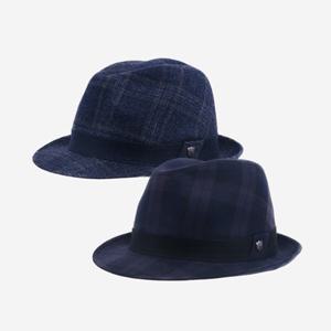 [와이월드 모자] 체크 중절모 DK37MVA002 DK37MVA002