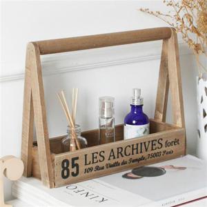 레터링 포인트 원목 핸들 박스 커피용품 양념통 수납