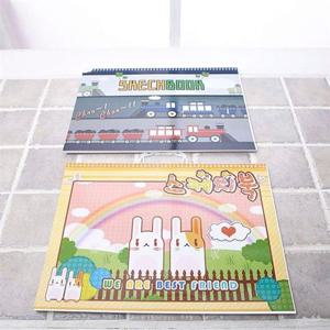 스케치북 2000 색상랜덤 미술용품 크로키북 크로키북