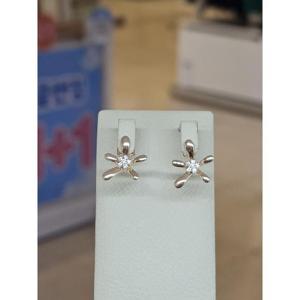 미라클 세이브존03 미라클 팬지꽃 귀걸이 AGgssd555AG