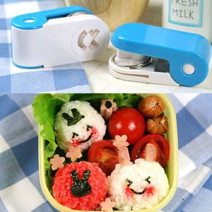 스타일온 예쁜 도시락 만들기 김 펀치꾹 찡긋 토끼 (블루) 요리펀치 모양내기펀치 주방펀치 도시락꾸미기