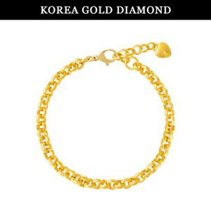 [한국금다이아몬드] 순금 24k 팔찌 여자 금 고방 체인 디자인 18.75g
