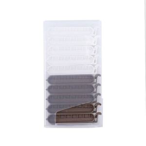 비닐봉지 공기차단 모노톤 쿠킹클립 밀봉집게 10세트