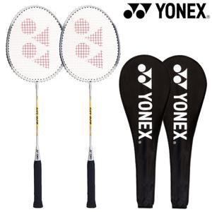 요넥스 GR020 배드민턴 라켓 2개 + 가방 세트 가벼운 입문자 연